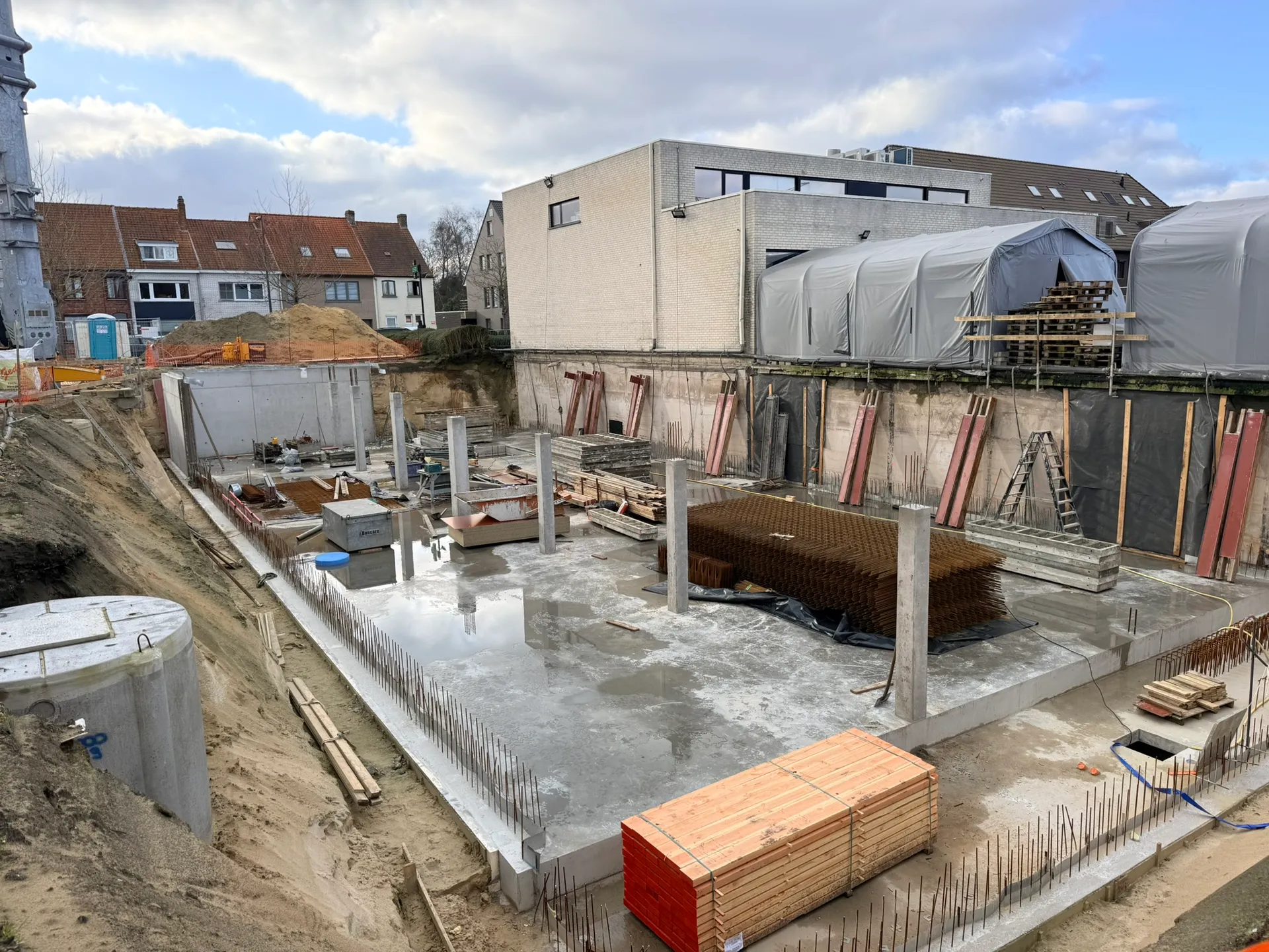 Uitbreiding apotheek Brugsesteenweg in Westkerke